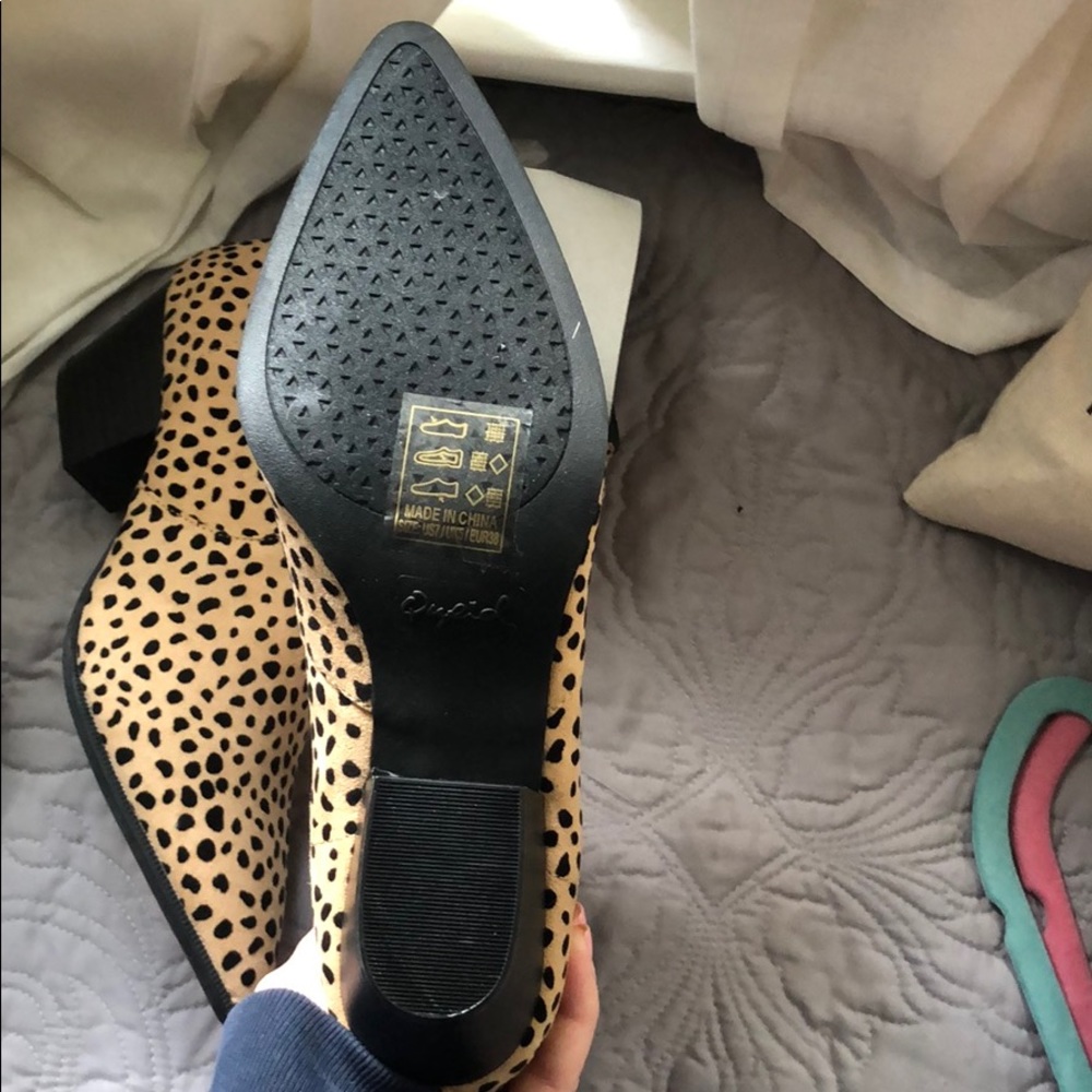 Leopars Print Booties - Picture 3 of 5